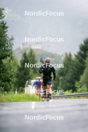 26.08.2024, Martell, Italy (ITA): Tommaso Giacomel (ITA) - Biathlon summer training, Martell (ITA). www.nordicfocus.com. © Vanzetta/NordicFocus. Every downloaded picture is fee-liable.