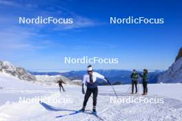 12.10.2024, Ramsau am Dachstein, Austria (AUT): Gilonne Guigonnat (FRA) - Biathlon summer training, Dachsteinglacier, Ramsau am Dachstein (AUT). www.nordicfocus.com. © Manzoni/NordicFocus. Every downloaded picture is fee-liable.