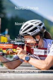 28.08.2024, Bessans, France (FRA): Jeanne Richard (FRA) - Biathlon summer training, Bessans (FRA). www.nordicfocus.com. © Authamayou/NordicFocus. Every downloaded picture is fee-liable.