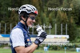 26.08.2024, Martell, Italy (ITA): Tommaso Giacomel (ITA) - Biathlon summer training, Martell (ITA). www.nordicfocus.com. © Vanzetta/NordicFocus. Every downloaded picture is fee-liable.