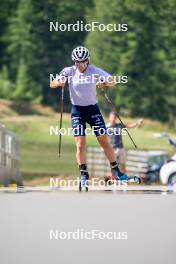 28.08.2024, Bessans, France (FRA): Jeanne Richard (FRA) - Biathlon summer training, Bessans (FRA). www.nordicfocus.com. © Authamayou/NordicFocus. Every downloaded picture is fee-liable.