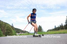 12.06.2024, Premanon, France (FRA): Oceane Michelon (FRA) - Biathlon summer training, Premanon (FRA). www.nordicfocus.com. © Manzoni/NordicFocus. Every downloaded picture is fee-liable.