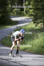 18.06.2024, Correncon-en-Vercors, France (FRA): Oscar Lombardot (FRA) - Biathlon summer training, Correncon-en-Vercors (FRA). www.nordicfocus.com. © Joly/NordicFocus. Every downloaded picture is fee-liable.