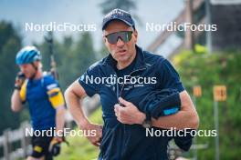 06.06.2024, Lavaze, Italy (ITA): Jean-Marc Chabloz (SUI) - Biathlon summer training, Lavaze (ITA). www.nordicfocus.com. © Barbieri/NordicFocus. Every downloaded picture is fee-liable.