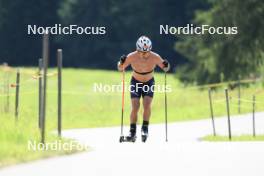 18.07.2024, Lenzerheide, Switzerland (SUI): Vaclav Cervenka (USA) - Biathlon summer training, Lenzerheide (SUI). www.nordicfocus.com. © Manzoni/NordicFocus. Every downloaded picture is fee-liable.