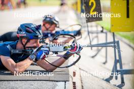 29.08.2024, Bessans, France (FRA): Quentin Fillon-Maillet (FRA) - Biathlon summer training, Bessans (FRA). www.nordicfocus.com. © Authamayou/NordicFocus. Every downloaded picture is fee-liable.