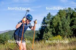 05.09.2024, Font-Romeu, France (FRA): Martin Ponsiluoma (SWE) - Biathlon summer training, Font-Romeu (FRA). www.nordicfocus.com. © Authamayou/NordicFocus. Every downloaded picture is fee-liable.