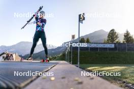 22.10.2024, Lavaze, Italy (ITA): Karoline Offigstad Knotten (NOR) - Biathlon summer training, Lavaze (ITA). www.nordicfocus.com. © Vanzetta/NordicFocus. Every downloaded picture is fee-liable.