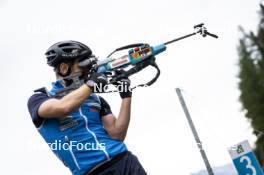 26.08.2024, Martell, Italy (ITA): Patrick Braunhofer (ITA) - Biathlon summer training, Martell (ITA). www.nordicfocus.com. © Vanzetta/NordicFocus. Every downloaded picture is fee-liable.