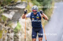 26.08.2024, Martell, Italy (ITA): Tommaso Giacomel (ITA) - Biathlon summer training, Martell (ITA). www.nordicfocus.com. © Vanzetta/NordicFocus. Every downloaded picture is fee-liable.