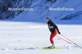 12.10.2024, Ramsau am Dachstein, Austria (AUT): Oceane Michelon (FRA) - Biathlon summer training, Dachsteinglacier, Ramsau am Dachstein (AUT). www.nordicfocus.com. © Manzoni/NordicFocus. Every downloaded picture is fee-liable.