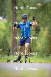 26.08.2024, Martell, Italy (ITA): Patrick Braunhofer (ITA) - Biathlon summer training, Martell (ITA). www.nordicfocus.com. © Vanzetta/NordicFocus. Every downloaded picture is fee-liable.