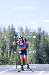 15.07.2024, Lenzerheide, Switzerland (SUI): Grace Castonguay (USA) - Biathlon summer training, Lenzerheide (SUI). www.nordicfocus.com. © Manzoni/NordicFocus. Every downloaded picture is fee-liable.