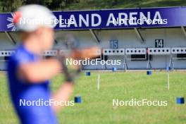 18.07.2024, Lenzerheide, Switzerland (SUI): Vaclav Cervenka (USA) - Biathlon summer training, Lenzerheide (SUI). www.nordicfocus.com. © Manzoni/NordicFocus. Every downloaded picture is fee-liable.