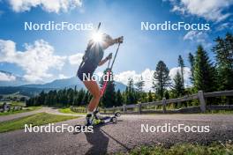 06.08.2024, Lavaze, Italy (ITA): Anna Andexer (AUT) - Biathlon summer training, Lavaze (ITA). www.nordicfocus.com. © Barbieri/NordicFocus. Every downloaded picture is fee-liable.