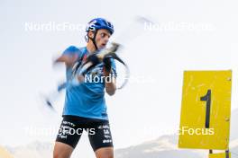 29.08.2024, Bessans, France (FRA): Oscar Lombardot (FRA) - Biathlon summer training, Bessans (FRA). www.nordicfocus.com. © Authamayou/NordicFocus. Every downloaded picture is fee-liable.