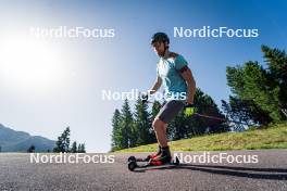 31.07.2024, Lavaze, Italy (ITA): Emilien Claude (FRA) - Biathlon summer training, Lavaze (ITA). www.nordicfocus.com. © Barbieri/NordicFocus. Every downloaded picture is fee-liable.