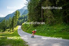 17.07.2024, Martell, Italy (ITA): Mirco Romanin (ITA) - Biathlon summer training, Martell (ITA). www.nordicfocus.com. © Barbieri/NordicFocus. Every downloaded picture is fee-liable.