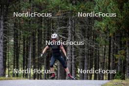 20.09.2024, Font-Romeu, France (FRA): Eve Bouvard (BEL) - Biathlon summer training, Font-Romeu (FRA). www.nordicfocus.com. © Authamayou/NordicFocus. Every downloaded picture is fee-liable.