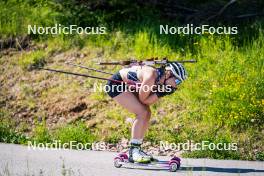 28.06.2024, Lavaze, Italy (ITA): Ida Lien (NOR) - Biathlon summer training, Lavaze (ITA). www.nordicfocus.com. © Barbieri/NordicFocus. Every downloaded picture is fee-liable.