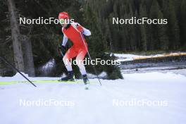 07.11.2024, Davos, Switzerland (SUI): Joscha Burkhalter (SUI) - Biathlon training, snowfarming track, Davos (SUI). www.nordicfocus.com. © Manzoni/NordicFocus. Every downloaded picture is fee-liable.