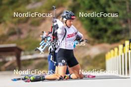 11.10.2024, Ramsau am Dachstein, Austria (AUT): Maria Remenova (SVK) - Biathlon summer training, Dachsteinglacier, Ramsau am Dachstein (AUT). www.nordicfocus.com. © Manzoni/NordicFocus. Every downloaded picture is fee-liable.