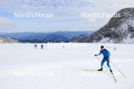 14.10.2024, Ramsau am Dachstein, Austria (AUT): Dmytro Pidruchnyi (UKR) - Biathlon summer training, Dachsteinglacier, Ramsau am Dachstein (AUT). www.nordicfocus.com. © Manzoni/NordicFocus. Every downloaded picture is fee-liable.