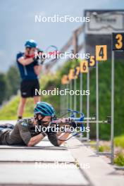 06.06.2024, Lavaze, Italy (ITA): Malte Stefansson (SWE) - Biathlon summer training, Lavaze (ITA). www.nordicfocus.com. © Barbieri/NordicFocus. Every downloaded picture is fee-liable.