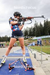 05.09.2024, Lenzerheide, Switzerland (SUI): Marthe Krakstad Johansen (NOR) - Biathlon summer training, Lenzerheide (SUI). www.nordicfocus.com. © Manzoni/NordicFocus. Every downloaded picture is fee-liable.