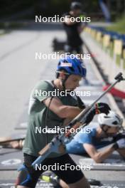 18.06.2024, Correncon-en-Vercors, France (FRA): Oscar Lombardot (FRA) - Biathlon summer training, Correncon-en-Vercors (FRA). www.nordicfocus.com. © Joly/NordicFocus. Every downloaded picture is fee-liable.