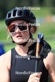 18.07.2024, Lenzerheide, Switzerland (SUI): Grace Castonguay (USA) - Biathlon summer training, Lenzerheide (SUI). www.nordicfocus.com. © Manzoni/NordicFocus. Every downloaded picture is fee-liable.