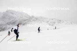 11.10.2024, Ramsau am Dachstein, Austria (AUT): Lou Jeanmonnot (FRA) - Biathlon summer training, Dachsteinglacier, Ramsau am Dachstein (AUT). www.nordicfocus.com. © Manzoni/NordicFocus. Every downloaded picture is fee-liable.