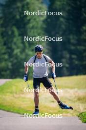 31.07.2024, Lavaze, Italy (ITA): Antonin Guigonnat (FRA) - Biathlon summer training, Lavaze (ITA). www.nordicfocus.com. © Barbieri/NordicFocus. Every downloaded picture is fee-liable.