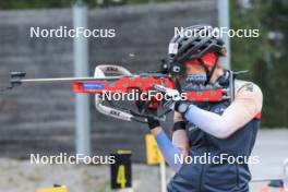 13.10.2024, Ramsau am Dachstein, Austria (AUT): Lydia Hiernickel (SUI) - Biathlon summer training, Ramsau am Dachstein (AUT). www.nordicfocus.com. © Manzoni/NordicFocus. Every downloaded picture is fee-liable.