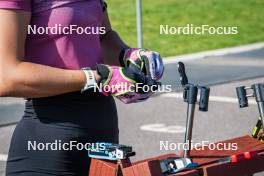 31.07.2024, Lavaze, Italy (ITA): Anna Andexer (AUT) - Biathlon summer training, Lavaze (ITA). www.nordicfocus.com. © Barbieri/NordicFocus. Every downloaded picture is fee-liable.