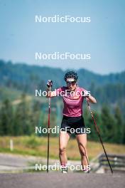 31.07.2024, Lavaze, Italy (ITA): Lara Wagner (AUT) - Biathlon summer training, Lavaze (ITA). www.nordicfocus.com. © Barbieri/NordicFocus. Every downloaded picture is fee-liable.