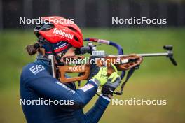 27.09.2024, Lavaze, Italy (ITA): Lisa Vittozzi (ITA) - Biathlon summer training, Lavaze (ITA). www.nordicfocus.com. © Barbieri/NordicFocus. Every downloaded picture is fee-liable.