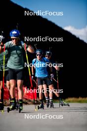 28.08.2024, Bessans, France (FRA): Quentin Fillon-Maillet (FRA) - Biathlon summer training, Bessans (FRA). www.nordicfocus.com. © Authamayou/NordicFocus. Every downloaded picture is fee-liable.