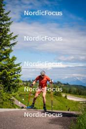 27.06.2024, Lavaze, Italy (ITA): Vetle Sjaastad Christiansen (NOR) - Biathlon summer training, Lavaze (ITA). www.nordicfocus.com. © Barbieri/NordicFocus. Every downloaded picture is fee-liable.