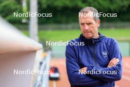 03.07.2024, Saint-Claude, France (FRA): Stephane Bouthiaux (FRA) - Biathlon summer training, Premanon (FRA). www.nordicfocus.com. © Manzoni/NordicFocus. Every downloaded picture is fee-liable.