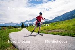 27.06.2024, Lavaze, Italy (ITA): Johannes Dale-Skjevdal (NOR) - Biathlon summer training, Lavaze (ITA). www.nordicfocus.com. © Barbieri/NordicFocus. Every downloaded picture is fee-liable.