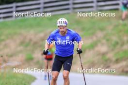 05.09.2024, Lenzerheide, Switzerland (SUI): Sturla Holm Laegreid (NOR) - Biathlon summer training, Lenzerheide (SUI). www.nordicfocus.com. © Manzoni/NordicFocus. Every downloaded picture is fee-liable.