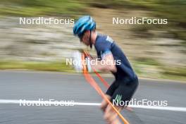 26.08.2024, Martell, Italy (ITA): Lukas Hofer (ITA) - Biathlon summer training, Martell (ITA). www.nordicfocus.com. © Vanzetta/NordicFocus. Every downloaded picture is fee-liable.