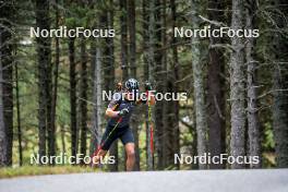 20.09.2024, Font-Romeu, France (FRA): Sam Parmantier (BEL) - Biathlon summer training, Font-Romeu (FRA). www.nordicfocus.com. © Authamayou/NordicFocus. Every downloaded picture is fee-liable.