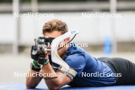 05.09.2024, Lenzerheide, Switzerland (SUI): Joscha Burkhalter (SUI) - Biathlon summer training, Lenzerheide (SUI). www.nordicfocus.com. © Manzoni/NordicFocus. Every downloaded picture is fee-liable.