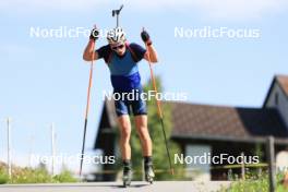 15.07.2024, Lenzerheide, Switzerland (SUI): Bjorn Westervelt (USA) - Biathlon summer training, Lenzerheide (SUI). www.nordicfocus.com. © Manzoni/NordicFocus. Every downloaded picture is fee-liable.