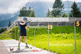 06.06.2024, Lavaze, Italy (ITA): Martin Ponsiluoma (SWE) - Biathlon summer training, Lavaze (ITA). www.nordicfocus.com. © Barbieri/NordicFocus. Every downloaded picture is fee-liable.