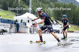 26.08.2024, Martell, Italy (ITA): Didier Bionaz (ITA) - Biathlon summer training, Martell (ITA). www.nordicfocus.com. © Vanzetta/NordicFocus. Every downloaded picture is fee-liable.