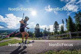 06.08.2024, Lavaze, Italy (ITA): Anna Andexer (AUT) - Biathlon summer training, Lavaze (ITA). www.nordicfocus.com. © Barbieri/NordicFocus. Every downloaded picture is fee-liable.