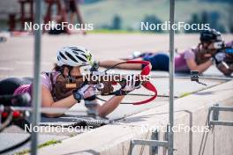 06.08.2024, Lavaze, Italy (ITA): Lisa Osl (AUT) - Biathlon summer training, Lavaze (ITA). www.nordicfocus.com. © Barbieri/NordicFocus. Every downloaded picture is fee-liable.